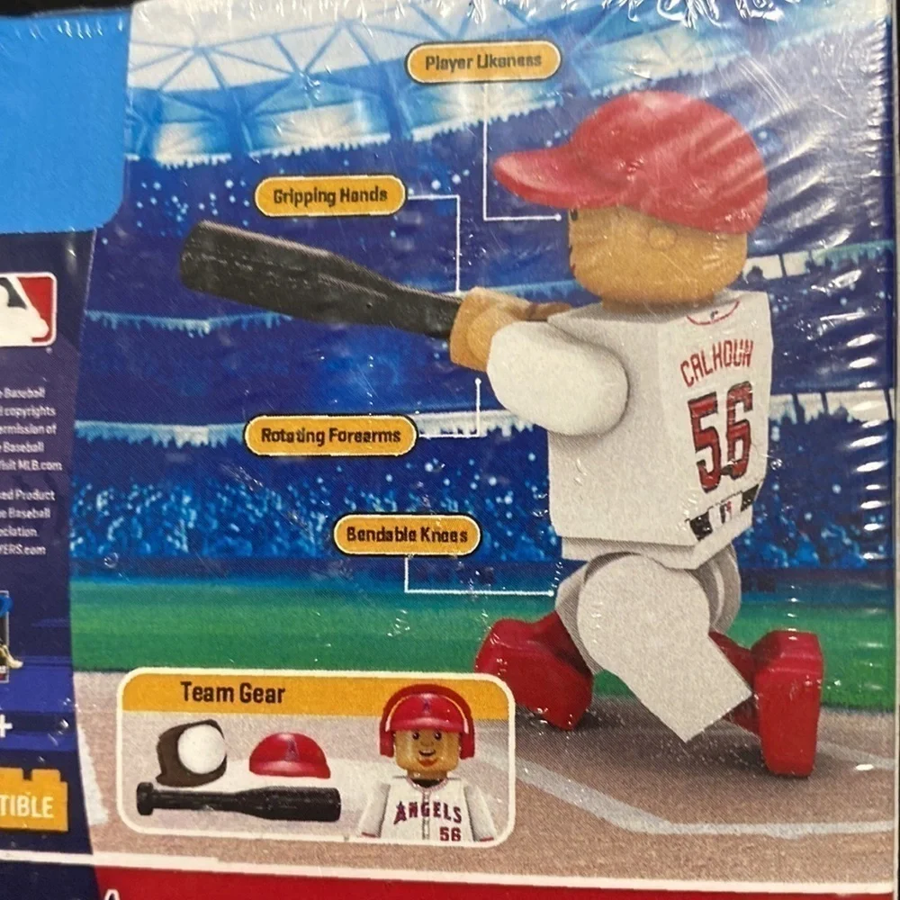 MLB baseball Angels of Anaheim player mini Lego action figure lego people by oyo